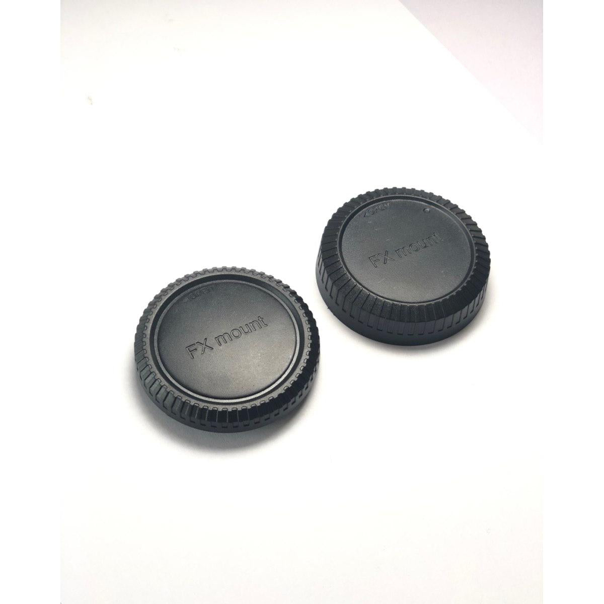 Fujifilm Rear Lens Cover + Front Body Cap for Fujifilm Fuji X Mount Mirrorless Camera Replacement Cover
