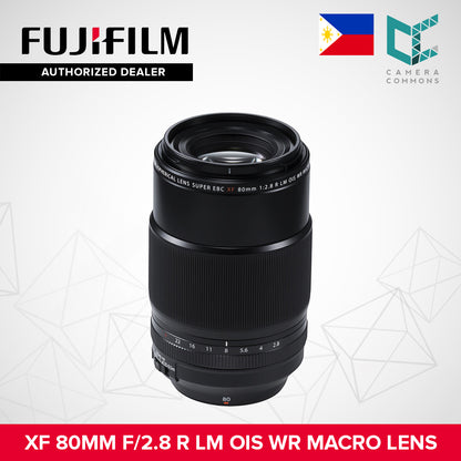 FUJIFILM XF 80mm f/2.8 R LM OIS WR Macro Lens XF80mm Mirrorless Lens