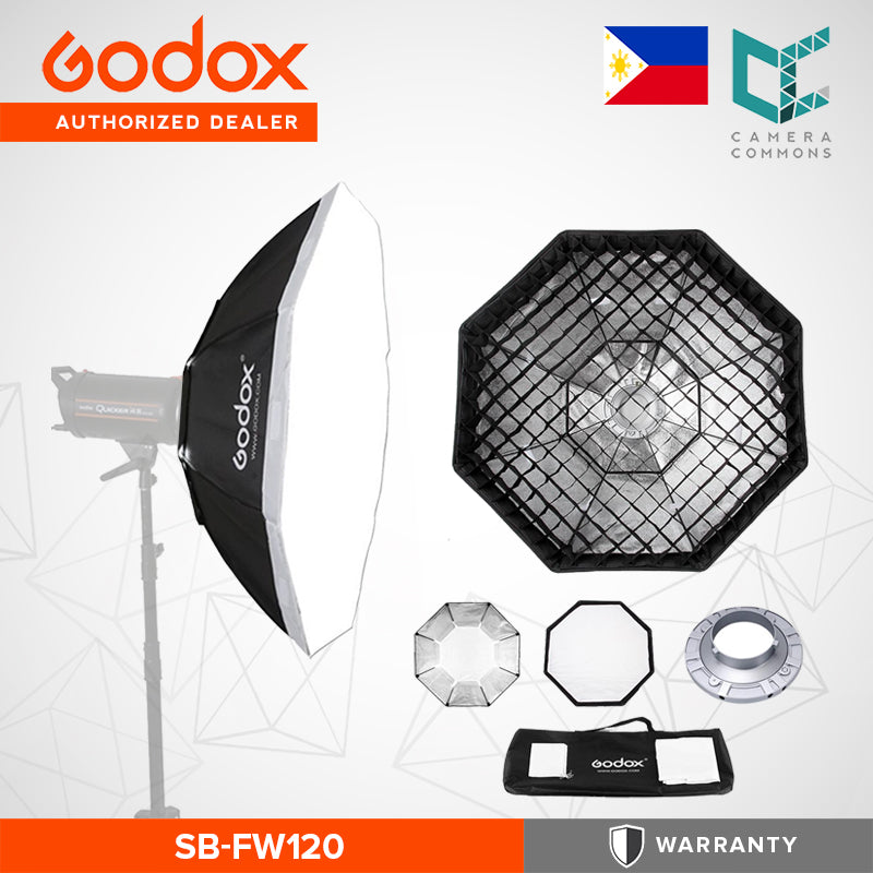Godox SB-FW120 47inches 120cm Octagon Softbox Bowens Mount Ring with Grid Honeycomb SBFW120
