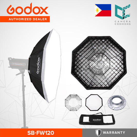 Godox SB-FW120 47inches 120cm Octagon Softbox Bowens Mount Ring with Grid Honeycomb SBFW120
