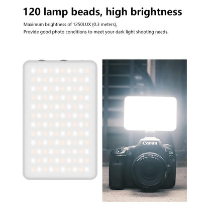 Ulanzi VL120 RGB VL-200 Bi-Color Rechargeable Video Light for Photo Studio Lighting 2495 2481