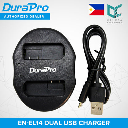 CLEARANCE DURAPRO CHARGER USB Dual EN-EL14