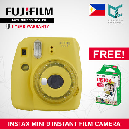 FUJIFILM Instax Mini 9 Clear Camera Instant Camera
