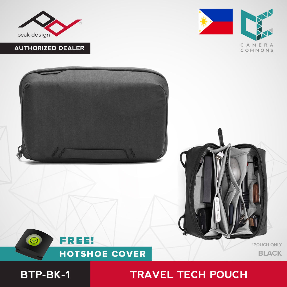 Peak Design Travel Tech Pouch V2 Camera Accessories Small Medium Black Bone Charcoal Midnight Sage