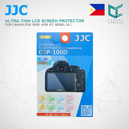JJC Ultra-thin LCD Screen Protector for CANON EOS 100D, Kiss X7, Rebel SL1 (GSP-100D)