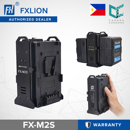 FX Lion FX-M2S Mini 2-Channel V-Mount Battery Charger