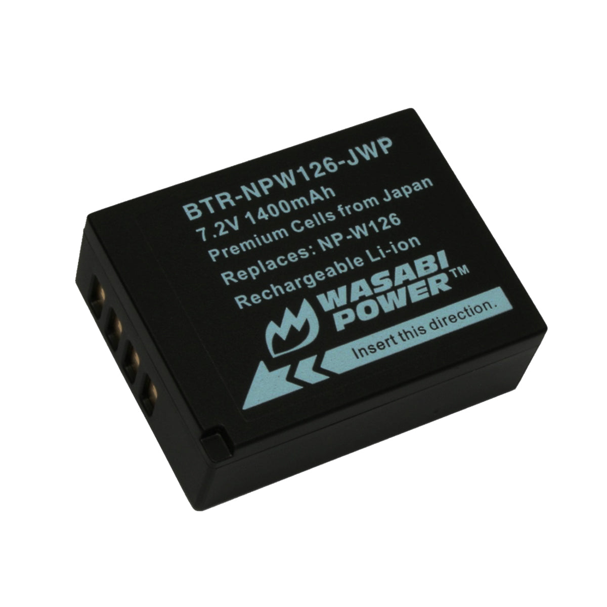 Wasabi Power NP-W126 1pc Rechargeable Battery for Fujifilm Cameras NPW126