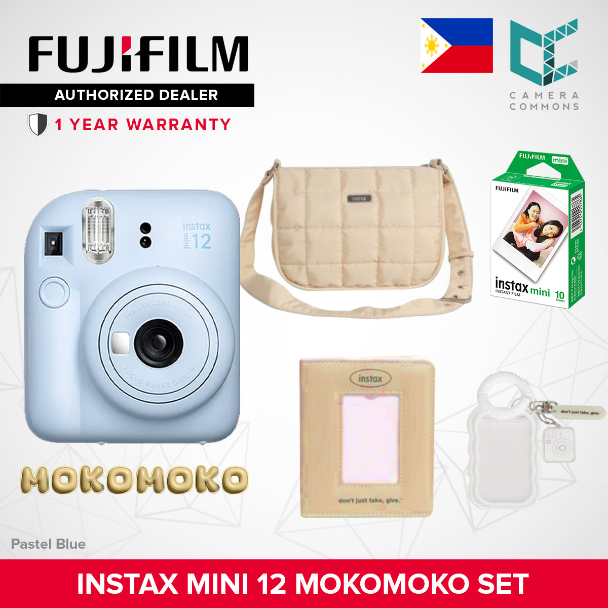 FUJIFILM Instax Mini 12 Instant Camera OFFICIAL Fujifilm PH 1 Year Local Warranty