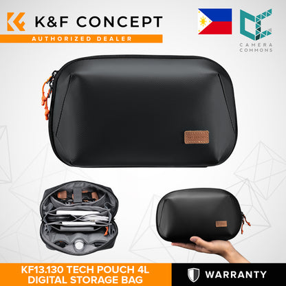 K&F Concept KF13.130 Tech Pouch Digital Storage Bag 4L Camera Accessories Organizer