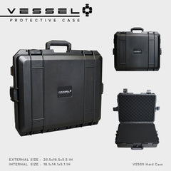 VESSEL VS500 Portable Hard Case for Photography, Equipment, Instruments, Watches and other devices VS4636