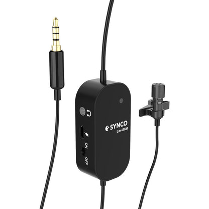 Synco Lav-S6M Monitor Clip-On Lavalier Microphone Mic for Interview Conference Live Broadcast Vlog