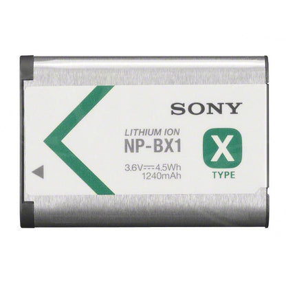 Sony NP-BX1 Rechargeable Lithium-Ion Battery Pack (3.6V, 1240mAh) for Mirrorless Cameras NPBX1