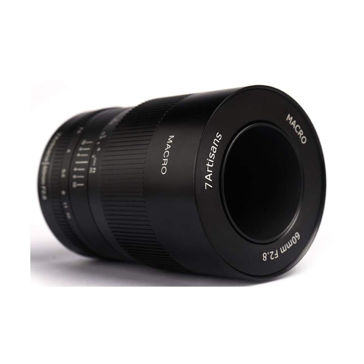 7artisans 60mm f/2.8 II Photoelectric Manual Focus Macro Lens for Sony E Mount Cameras A6500 A6400 A6300 A6000 A5100 A5000 EX-3 NEX-3N NEX-3R NEX-F3K NEX-5 NEX-5N Mirrorless Cameras