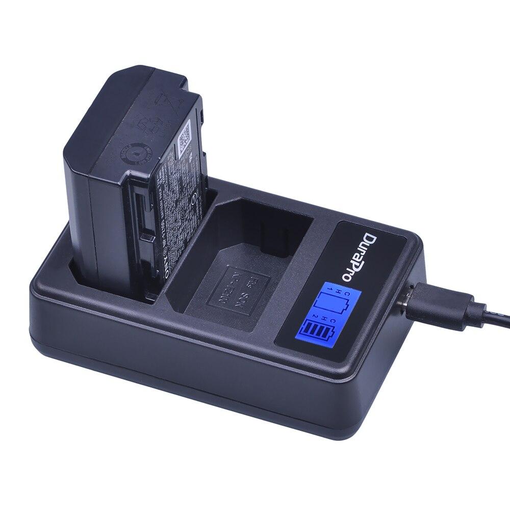DuraPro 1pc LCD Dual USB Charger for Sony NP-FZ100 NP FZ100 BC-QZ1 Alpha 9 Alpha 9R Sony Alpha 9 S Digital Camera