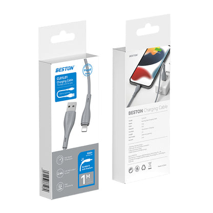 Beston CL01L01 USB-A to Lightning Fast Data Charger Charging Cable for Mobile Tablet