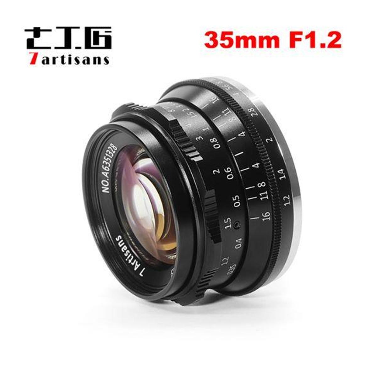 7artisans 35mm f/1.2 Photoelectric Manual Focus Lens for M4/3 Olympus Camera