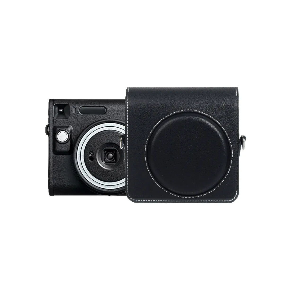 Leather Case Bag Cover Plain Colors for Fujifilm Instax Square 40 SQ40 Instant Film Camera PU-Leather