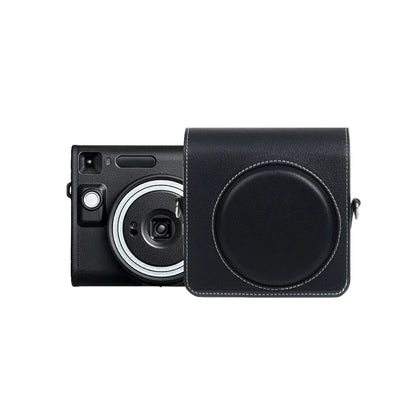 Leather Case Bag Cover Plain Colors for Fujifilm Instax Square 40 SQ40 Instant Film Camera PU-Leather