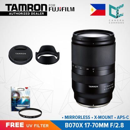 Tamron B070 B070X 17-70mm f/2.8 DiIII-A VC RXD Lens for Fujifilm X-Mount APS-C
