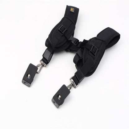Quick Strap Dual Shoulder Sling Belt Strap for DSLR Camera