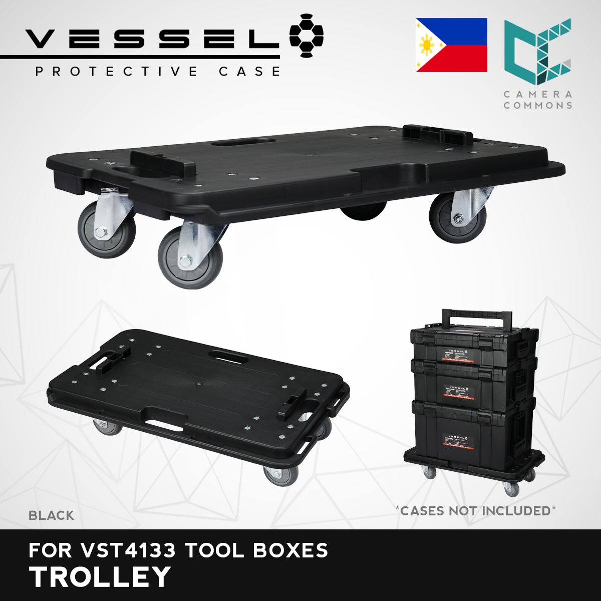 VESSEL Trolley Accessories for VST4133 Tool Box Series Camera Equipment Accessory