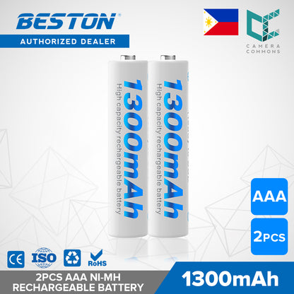 Beston 1300mAh Rechargeable Battery NiMH AAA 1.2V High Capacity 1pc 2pcs 4pcs 8pcs 12pcs