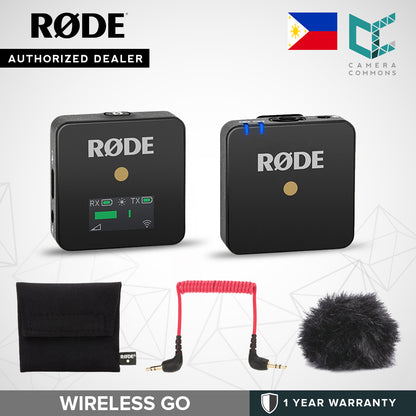 Rode Wireless GO Compact Digital Wireless Microphone Audio System 2.4 GHz