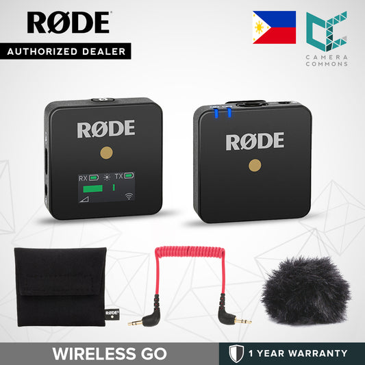 Rode Wireless GO Compact Digital Wireless Microphone Audio System 2.4 GHz