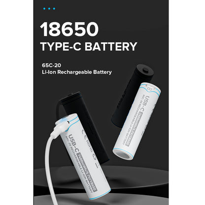 Beston 18650 3.7V 7400mwh 2000mah Rechargeable Lithium Ion Battery Li-ion Type C 65C-20