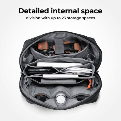 K&F Concept KF13.130 Tech Pouch Digital Storage Bag 4L Camera Accessories Organizer