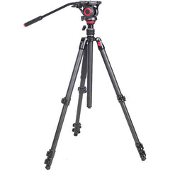 Miliboo MTT501CF KIT Professional Carbon Fiber Video Tripod with MYT801 Fluid Head for Videography