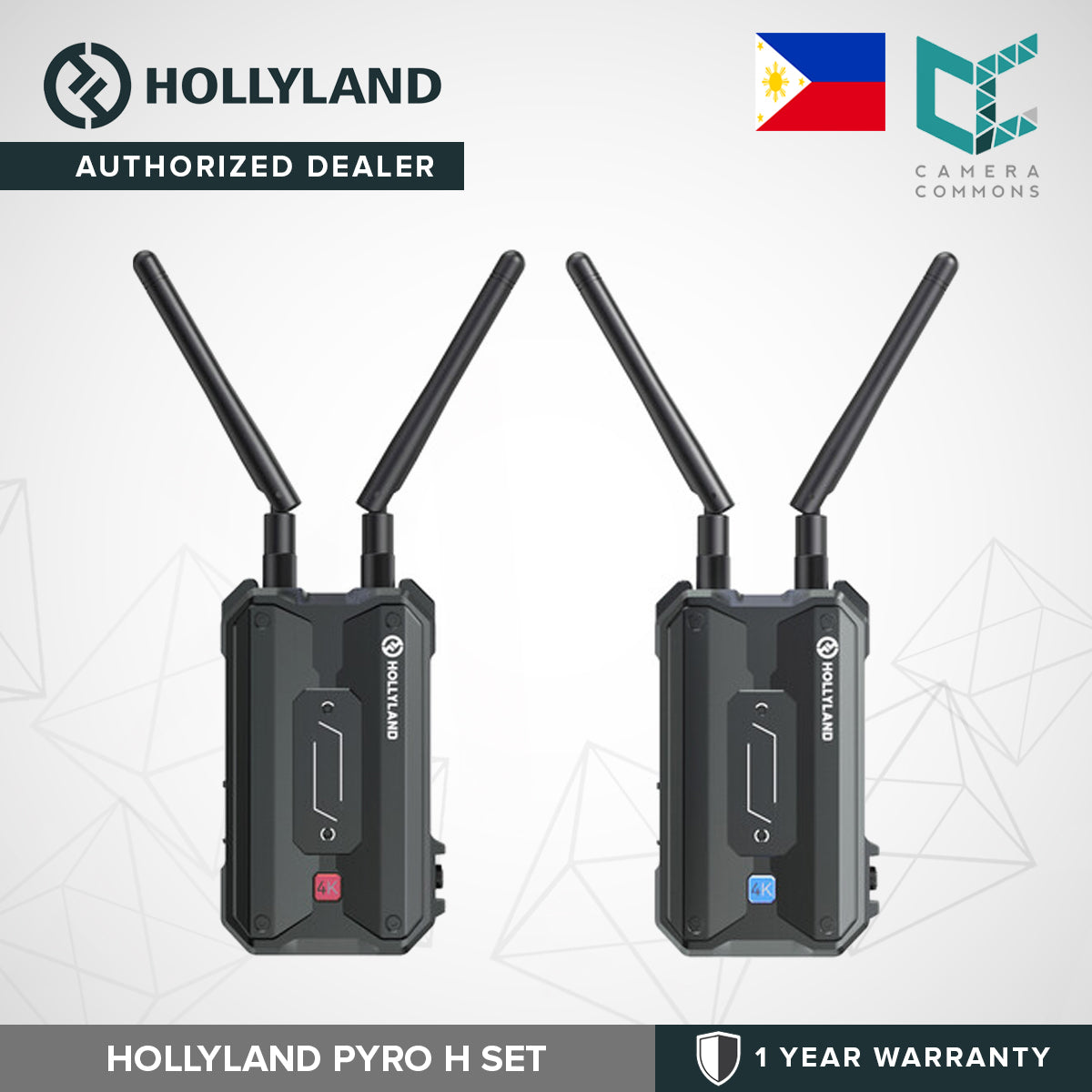 Hollyland Pyro H 4K HDMI Wireless Video Transmission System Transmitter and Receiver