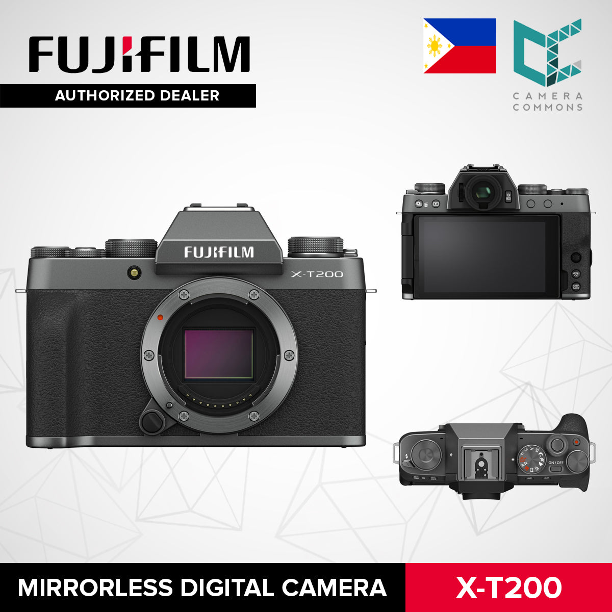 FUJIFILM X-T200 Mirrorless Digital Camera XT200