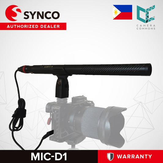 Synco Mic-D1 Hypercardioid Shotgun Outdoor Microphone Mic