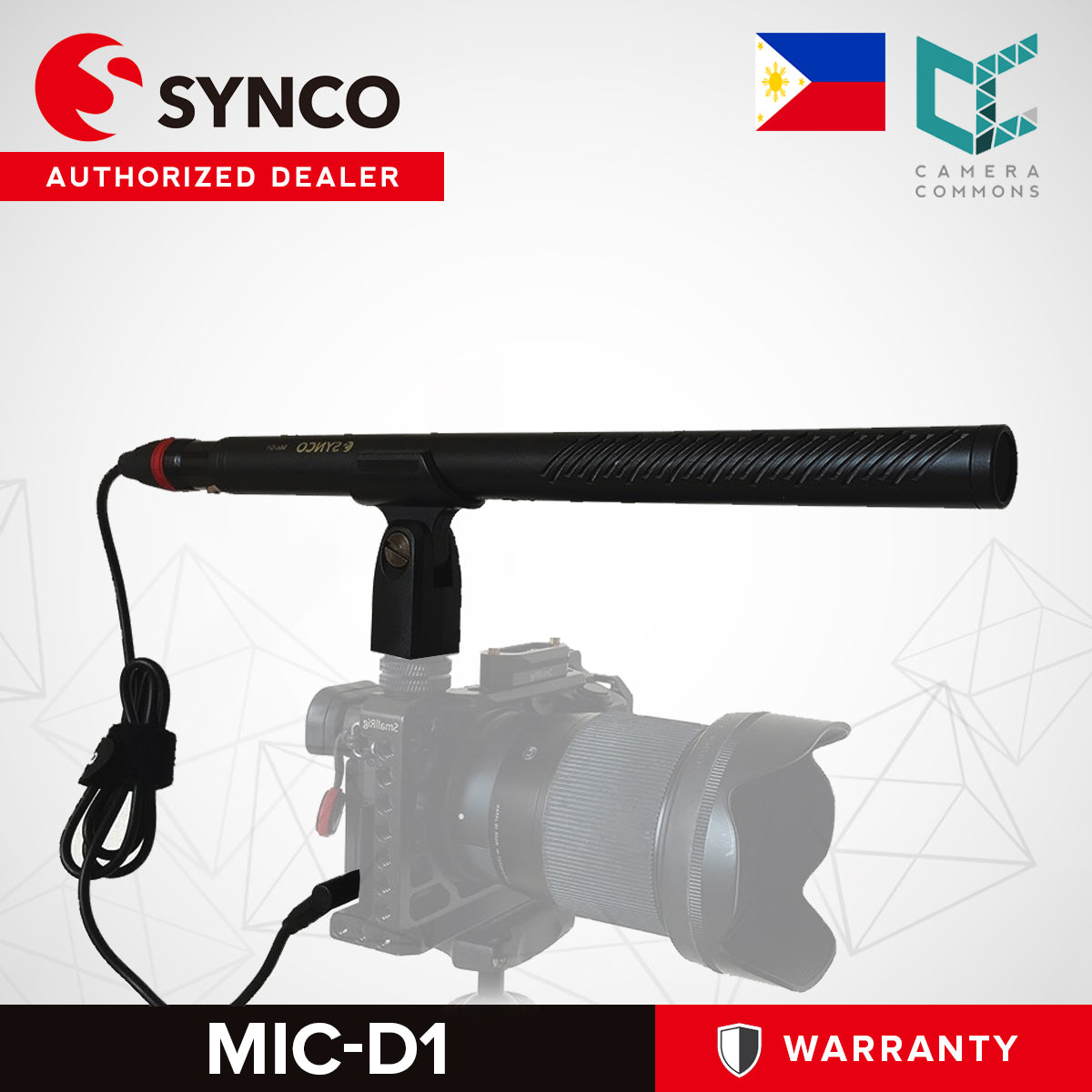Synco Mic-D1 Hypercardioid Shotgun Outdoor Microphone Mic