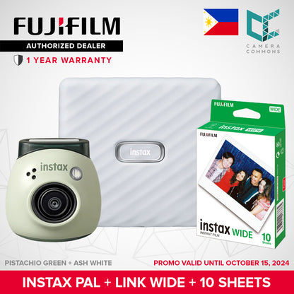 FUJIFILM Instax Pal Digital Camera Only with Detachable Ring Wide Angle Small Tiny Size Bluetooth to App