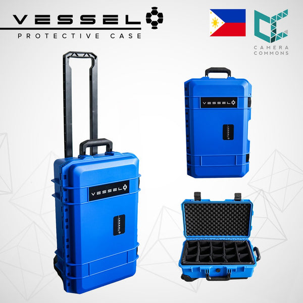 VESSEL CC1 Trolley Hard Case Green Camera Photography Equipment Case (Blue)