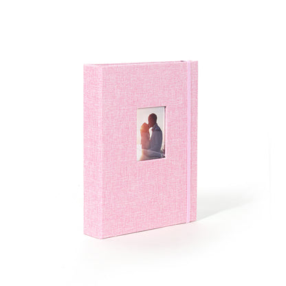 Photo Album 208 Sheets Pockets Slots Plain Cotton Linen for Fujifilm Instax Instant Mini Films