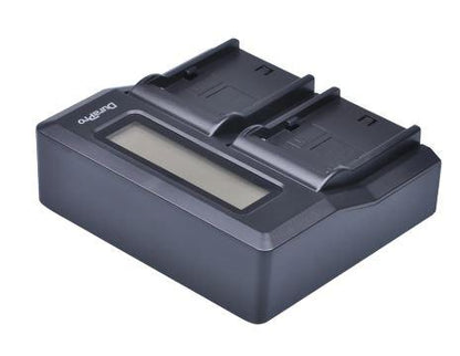 DuraPro LCD Dual Fast Charger for SONY NP-F960 NP-F970 NP F960 F970 Rechargeable Battery and HVR-HD1000 HVR-HD1000E HVR-V1J