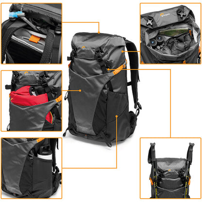 Lowepro PhotoSport BP 24L AW III Photo Backpack Bag Grey Black for Camera Acessories
