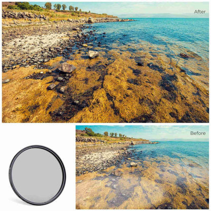 CLEARANCE K&F Concept MC CPL Filter Slim Green Multi Coated Optical Glass 37mm-82mm A Series