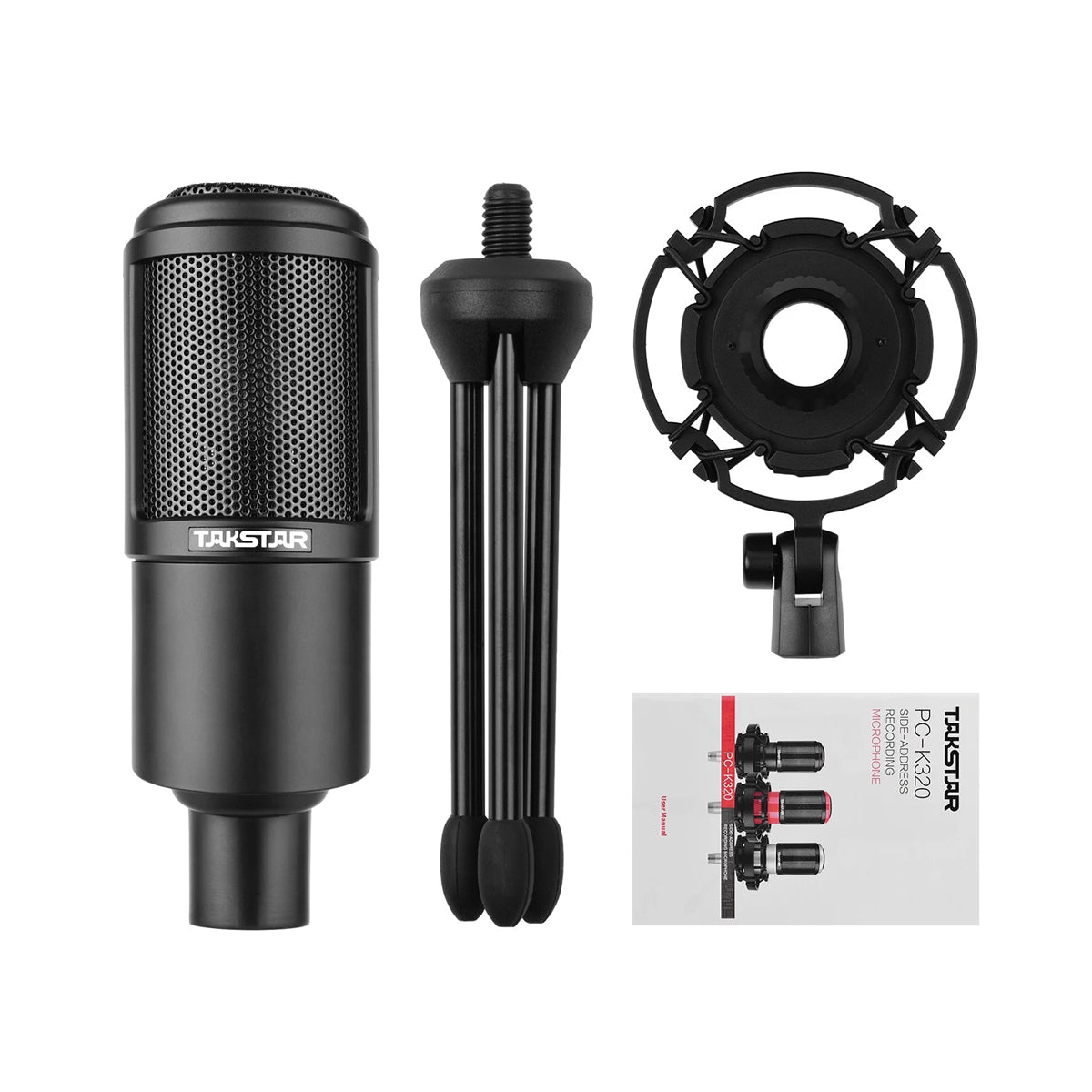 Takstar PC-K320 Condenser Side Address Microphone Professional for Recording Audio Equipment PCK320