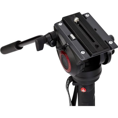 Manfrotto MVMXPRO500 XPRO Monopod + Four-Section Alu with Fluid Video Head