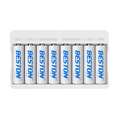 Beston C9010 8 Channel Smart Fast AA and AAA Rechargeable Battery Charger
