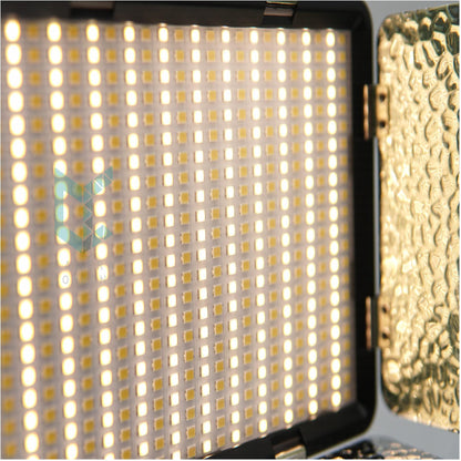 LED Video Light 528AS with Barn Doors Panel for Photography Studio Videography