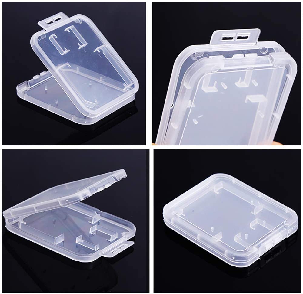 1pc SD Micro Memory Card Holder Clear Plastic Camera Equipment