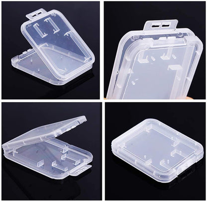 1pc SD Micro Memory Card Holder Clear Plastic Camera Equipment