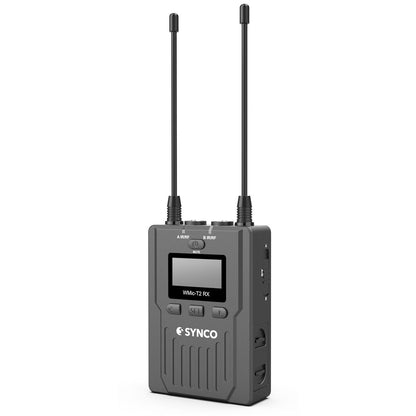 Synco WMic-T2 96-Channel UHF Metal Wireless Microphone with Dual Transmitters and Receiver Audio