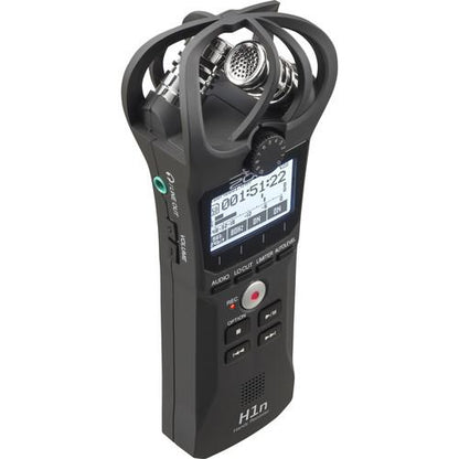Zoom H1n 2-Input 2-Track Portable Handy Recorder with Onboard X/Y Microphone (Black)