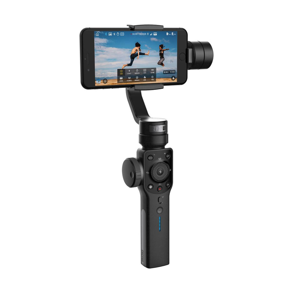 Zhiyun Smooth 4 3-Axis Handheld Gimbal Stabilizer Tripod for Smartphone YouTube Video Vlog Black